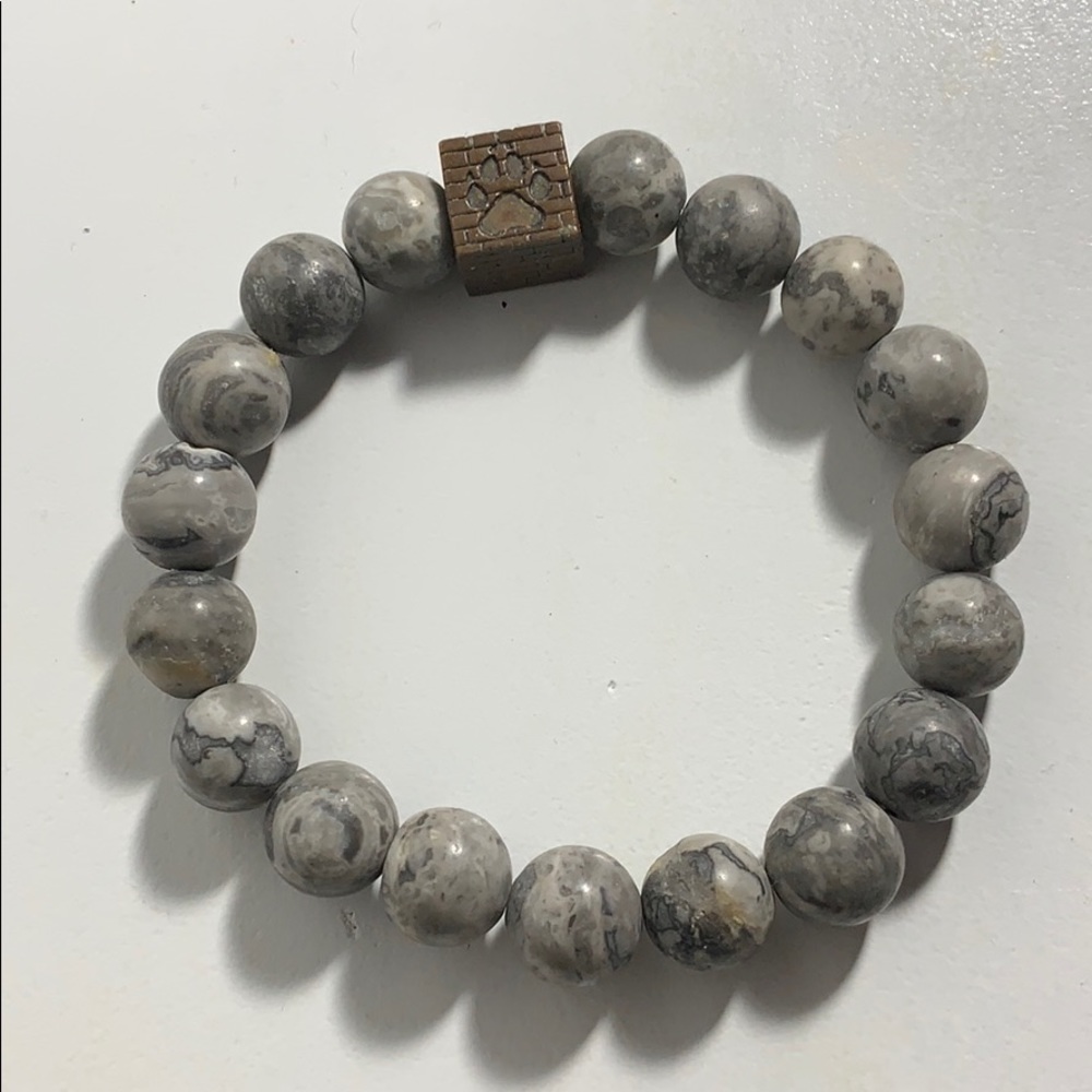 Grey Stone Bracelet